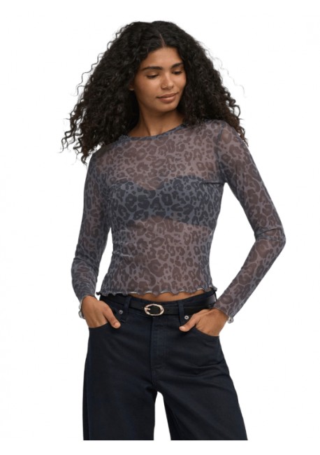 ONLY ΓΥΝΑΙΚΕΙΑ ΜΠΛΟΥΖΑ ONLNOX L/S O-NECK TOP BOX JRS 15380551