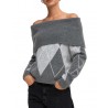 ONLY ΓΥΝΑΙΚΕΙΑ ΠΛΕΚΤΗ ΜΠΛΟΥΖΑ ONLALIVIA LS OFF SHOULDER KNT 15383895