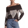 ONLY ΓΥΝΑΙΚΕΙΑ ΠΛΕΚΤΗ ΜΠΛΟΥΖΑ ONLALIVIA LS OFF SHOULDER KNT 15383895