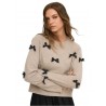 ONLY ΓΥΝΑΙΚΕΙΑ ΠΛΕΚΤΗ ΜΠΛΟΥΖΑ ONLNOELLE LS BOW PULLOVER KNT 15342560